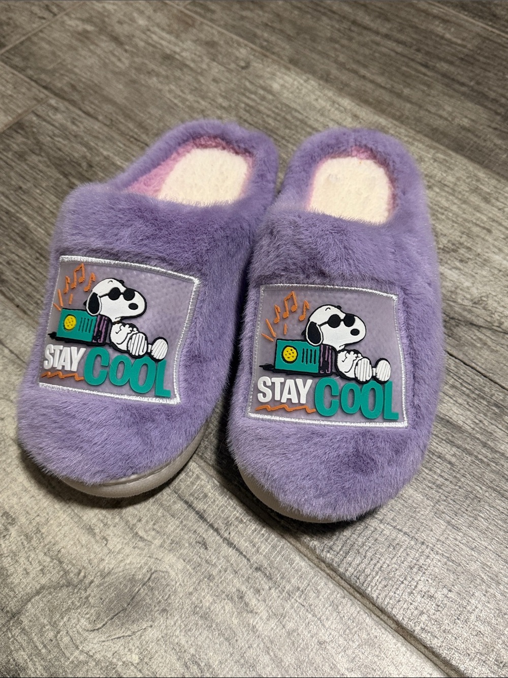 Peanuts “Stay Cool” Slippers Size S/M